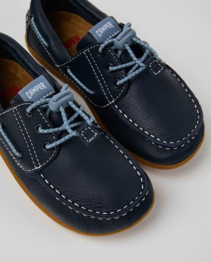 Camper Peu Leather Shoes (blue)