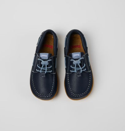 Camper Peu Leather Shoes (blue)