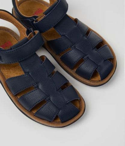 Bicho Sandals For Kids (dark blue leather)
