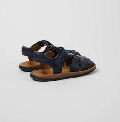 Bicho Sandals For Kids (dark blue leather)