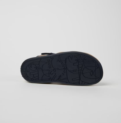 Bicho Sandals For Kids (dark blue leather)