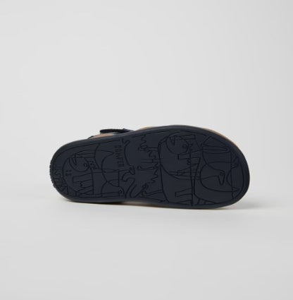 Bicho Sandals For Kids (dark blue leather)