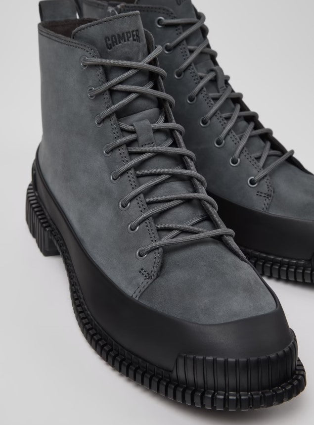 Pix Nubuck and Leather Ankle boots (gray)