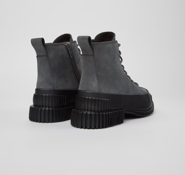 Pix Nubuck and Leather Ankle boots (gray)