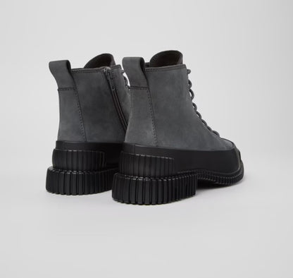 Pix Nubuck and Leather Ankle boots (gray)