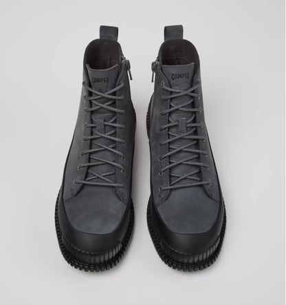 Pix Nubuck and Leather Ankle boots (gray)