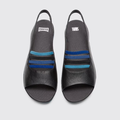 Camper Twins Sandals (black/blue)