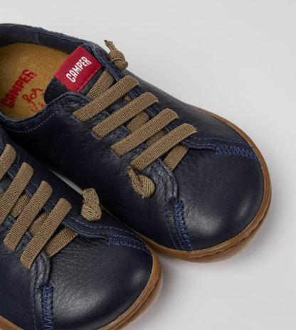 Barefoot Leather Sneakers For Kids Peu Cami (blue)