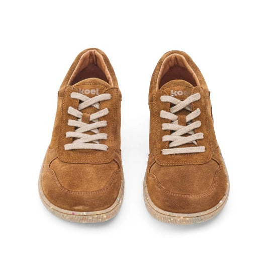 Barefoot FRANCIE Eco Sneakers Suede (cognac)