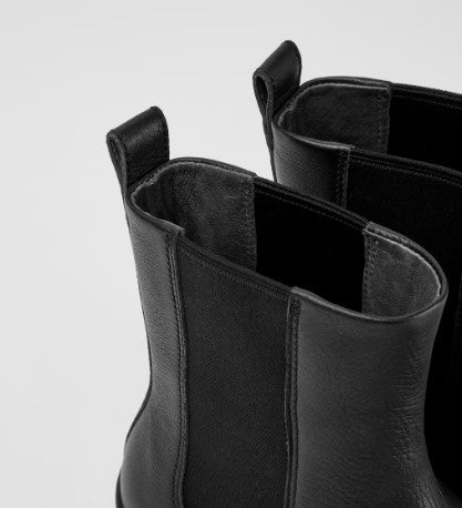 Peu Womens Ankle Boots (black leather)