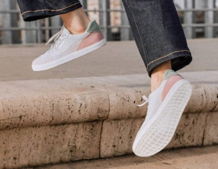 Groundies Nova GS1 sneakers (beige/pink)