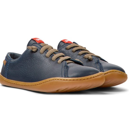Barefoot Leather Sneakers For Kids Peu Cami (blue)