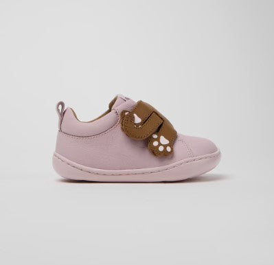 Twins Leather Kids Sneakers (pink)