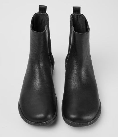 Peu Womens Ankle Boots (black leather)