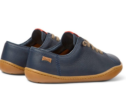 Barefoot Leather Sneakers For Kids Peu Cami (blue)