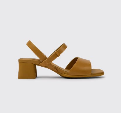 Katie Leather Sandals for Women (brown)