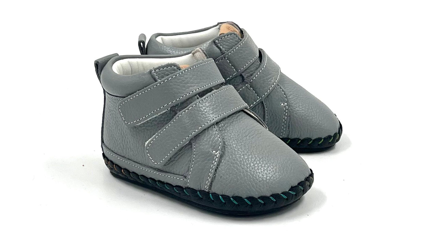 First-walker Barefoot Booties "Skylark 2" (grey)