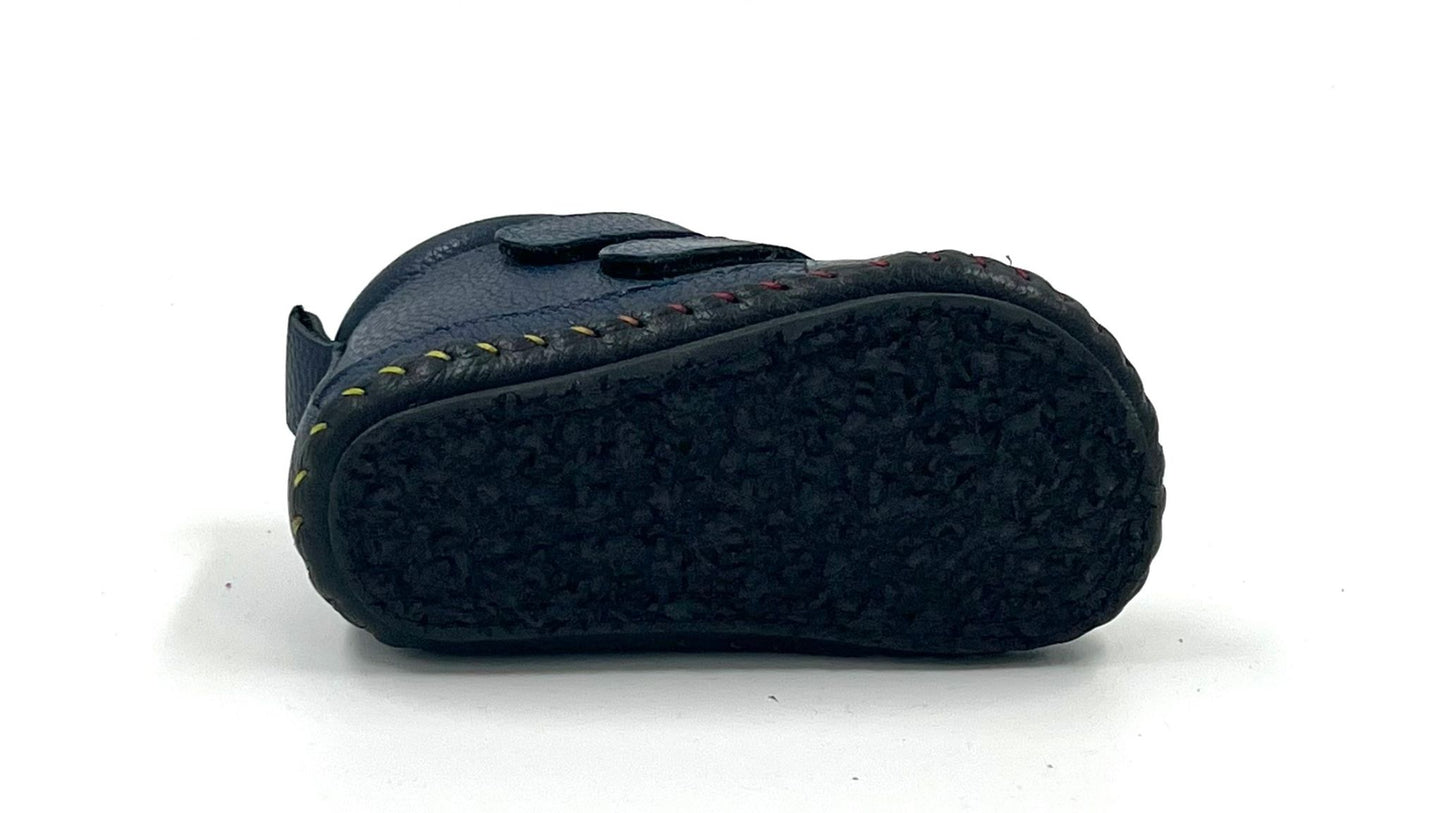 First-walker Barefoot Booties "Skylark 2" (navy)
