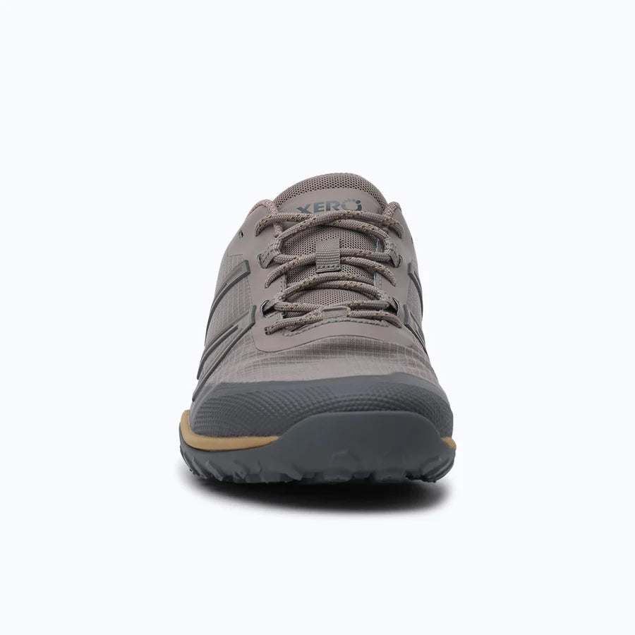 Men's Waterproof Barefoot Hiking Shoes Scrambler Trail Low WP (driftwood/asphalt)