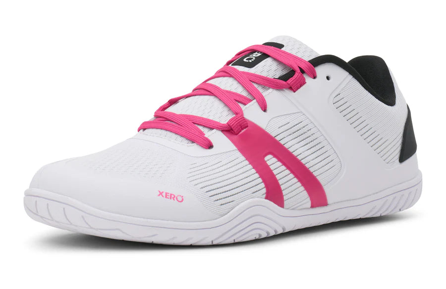 360 Rally Barefoot Training Shoes (white & fuchsia purple)