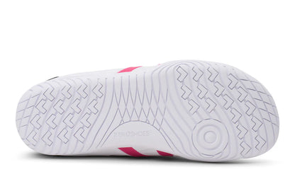 360 Rally Barefoot Training Shoes (white & fuchsia purple)