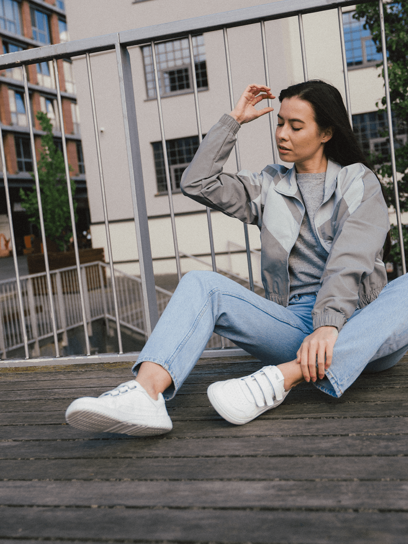 Sneakers Barebarics Zing Velcro (all white)