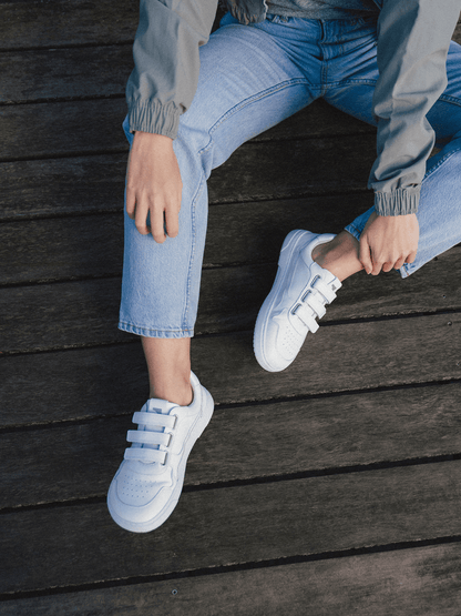 Sneakers Barebarics Zing Velcro (all white)