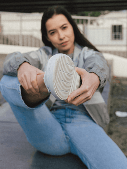Sneakers Barebarics Zing Velcro (all white)