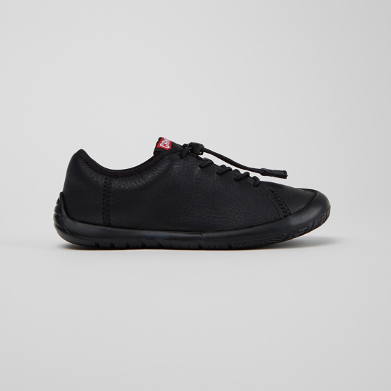 Camper Peu Path melnas bērnu ādas kedas K800707-007 – sānskats