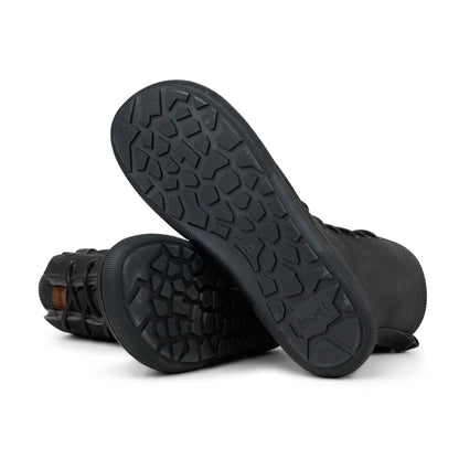 Grippy rubber soles of Koel Faro Lambswool barefoot boots