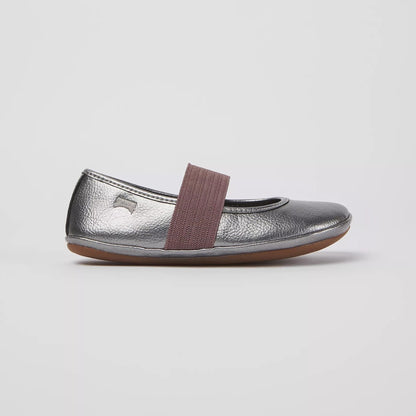 Right ballerinas for girls (silver)