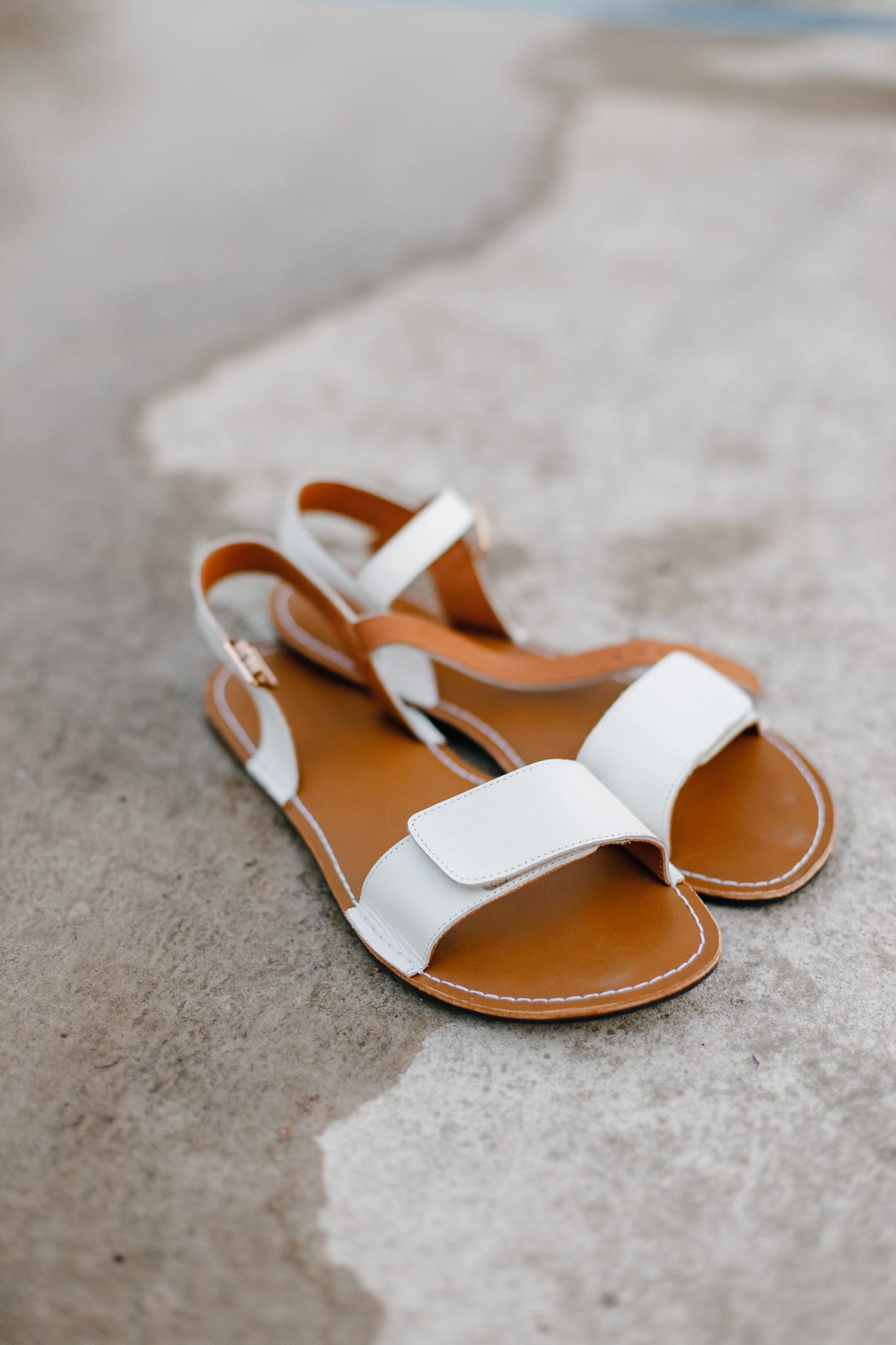 Barefoot Sandals for Women "Ibis" (white)