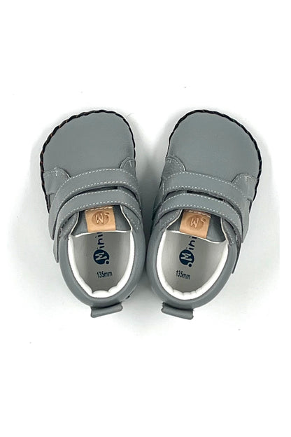 First-walker Barefoot Booties "Skylark 2" (grey)