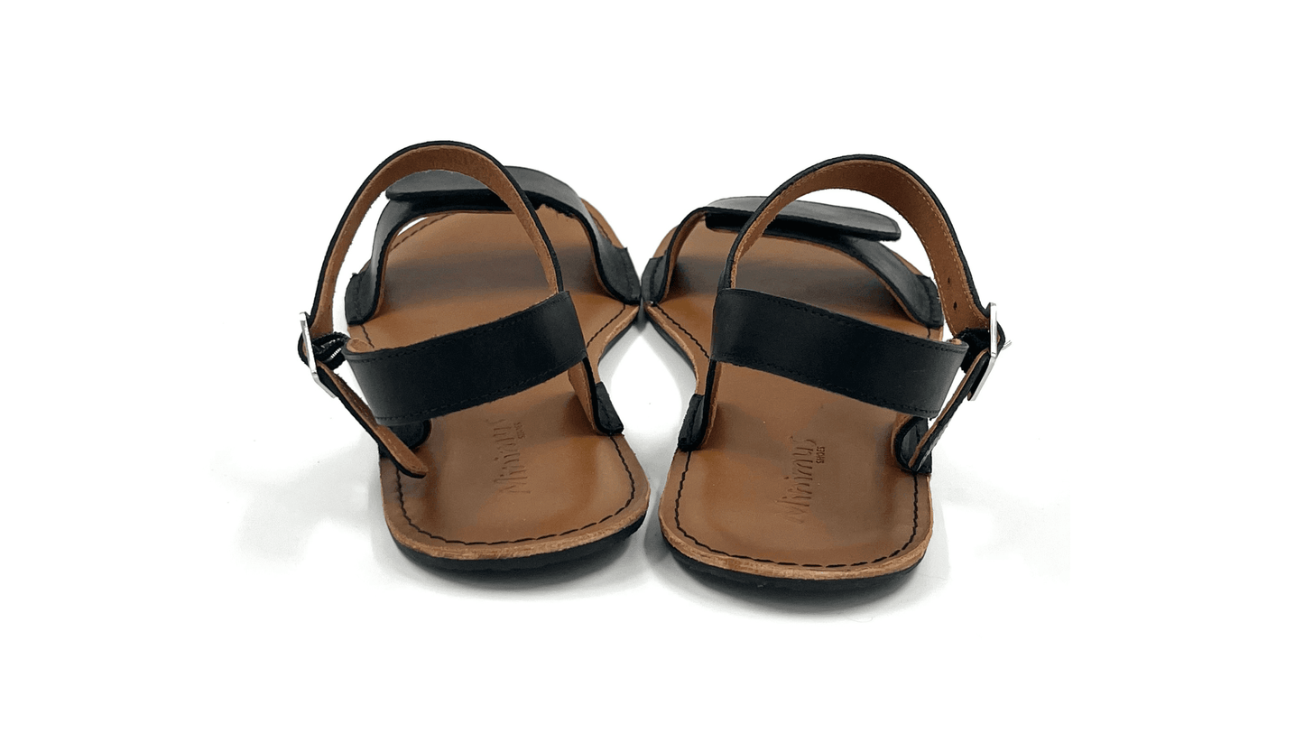 Barefoot Sandals for Women "Ibis" (black)