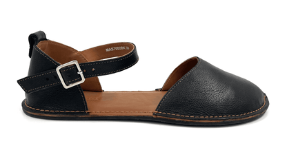 Barefoot Leather Shoes for Women "Crane" (black)