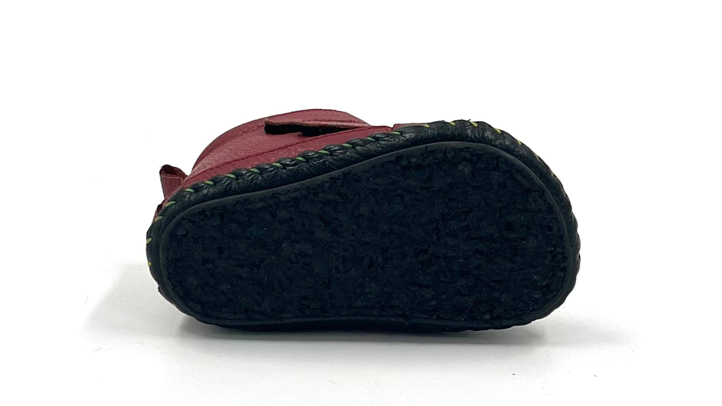 First-walker Barefoot Booties "Skylark 2" (red)