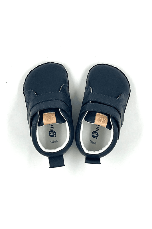 First-walker Barefoot Booties "Skylark 2" (navy)