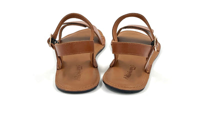 Barefoot Leather Sandals for Women "Ibis" (tan)
