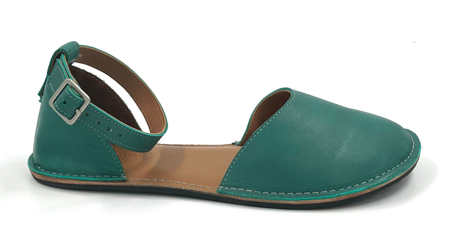 Barefoot Leather Shoes for Women "Teal" (teal)