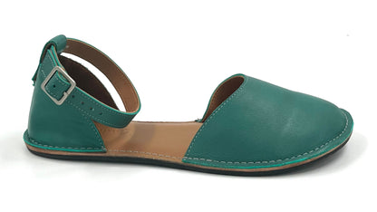 Barefoot Leather Shoes for Women "Teal" (teal)