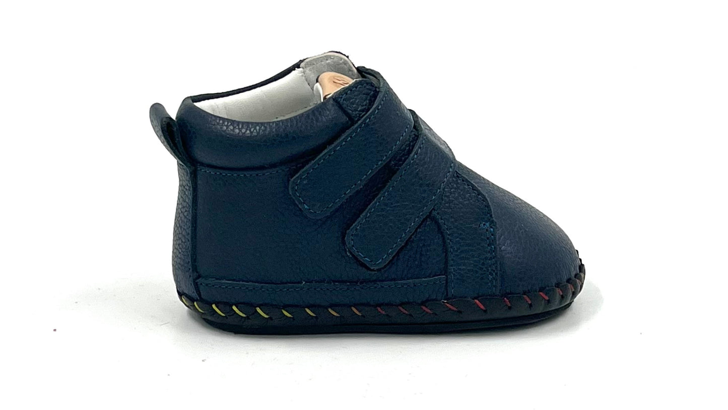 First-walker Barefoot Booties "Skylark 2" (navy)