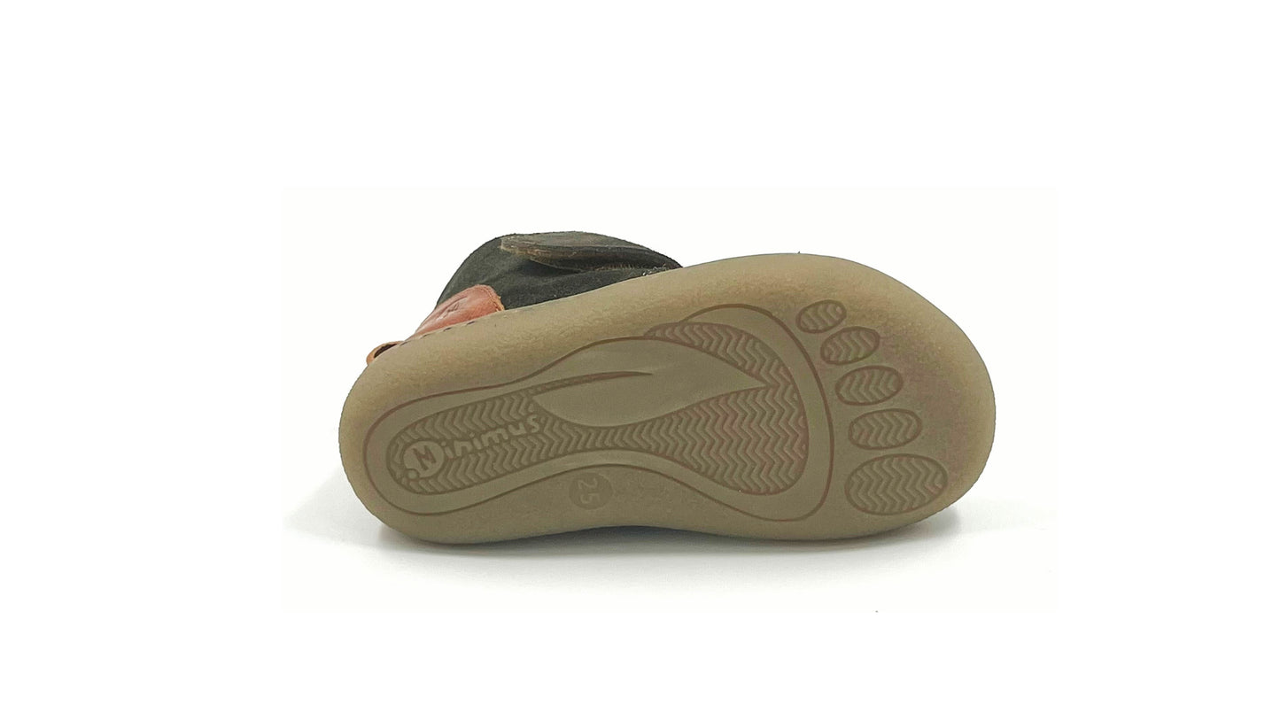 Barefoot Leather Ankle Boots for Kids "Partridge"