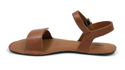 Barefoot Leather Sandals for Women "Ibis" (tan)