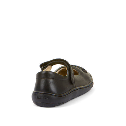 Froddo Nina H black children's barefoot ballerinas, rear view