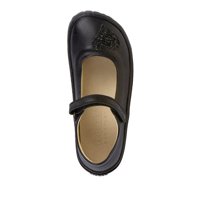 Froddo Nina H black children's barefoot ballerinas, top view