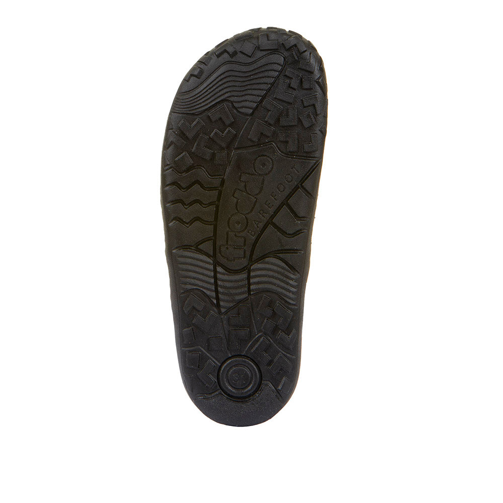 Froddo Nina H black children's barefoot ballerinas, outsole
