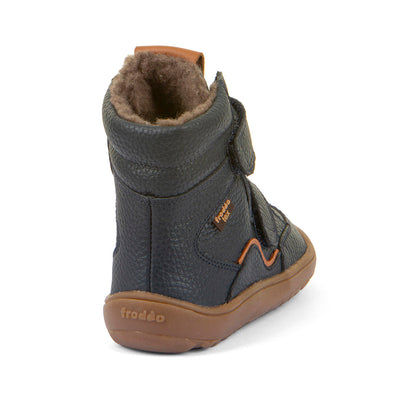 Froddo bērnu ziemas zābaki Tex Winter (tumši zili), skats no aizmugures, G3160246