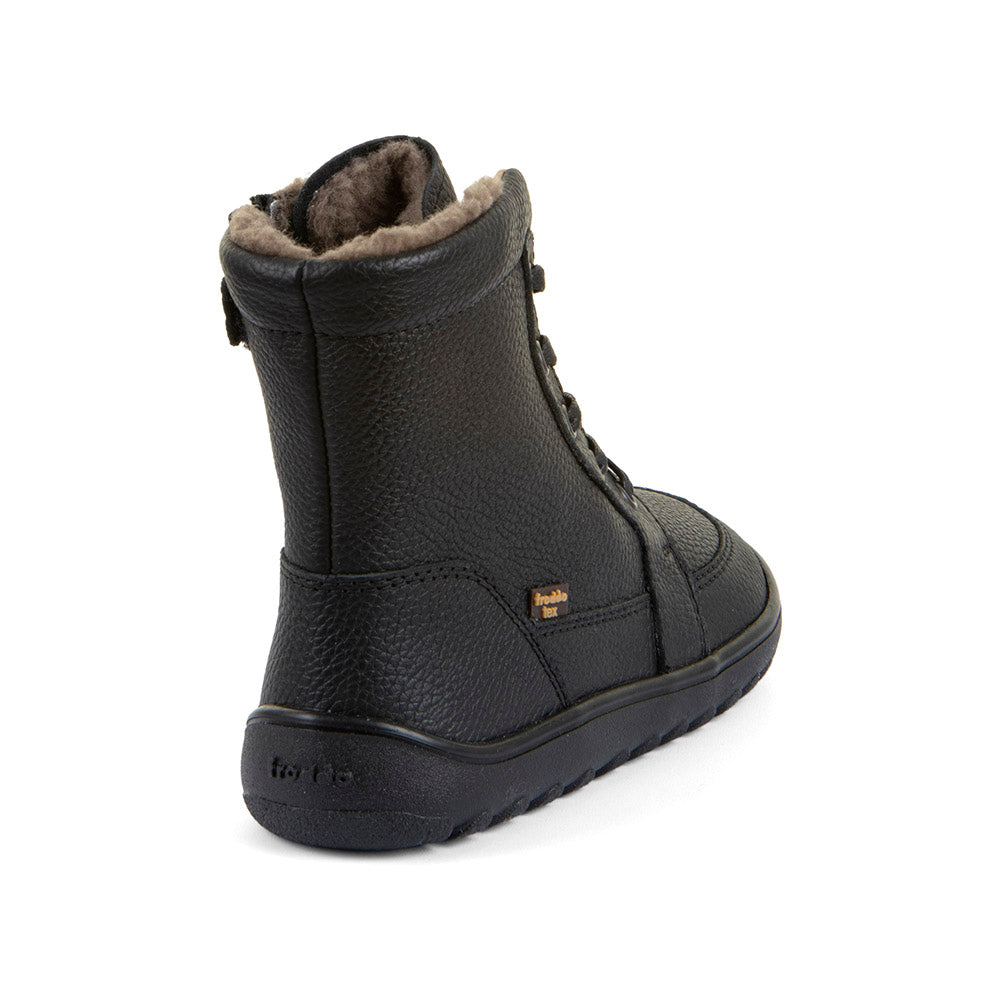 Froddo sieviešu ziemas zābaki Up Tex Core (melni), skats no aizmugures, G3160260