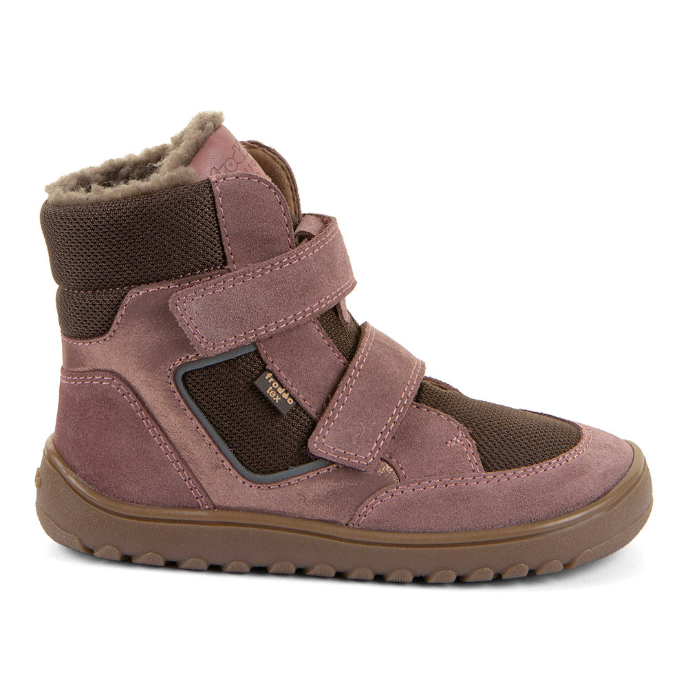 Froddo bērnu ziemas zābaki Up Hill Wool (tumši rozā), sānskats, G3160262-10