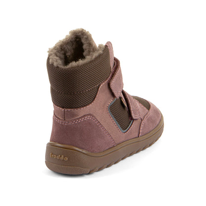Froddo bērnu ziemas zābaki Up Hill Wool (tumši rozā), skats no aizmugures, G3160262-10